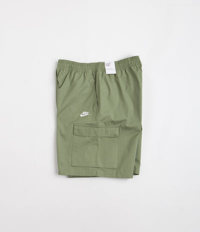 Nike Club Cargo Shorts - Oil Green / White