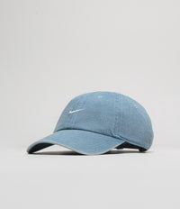 Nike Club Denim Cap in Aegean Storm and Thunder Blue / White