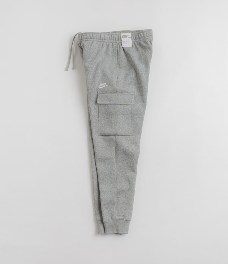 nike club cargo joggers grey