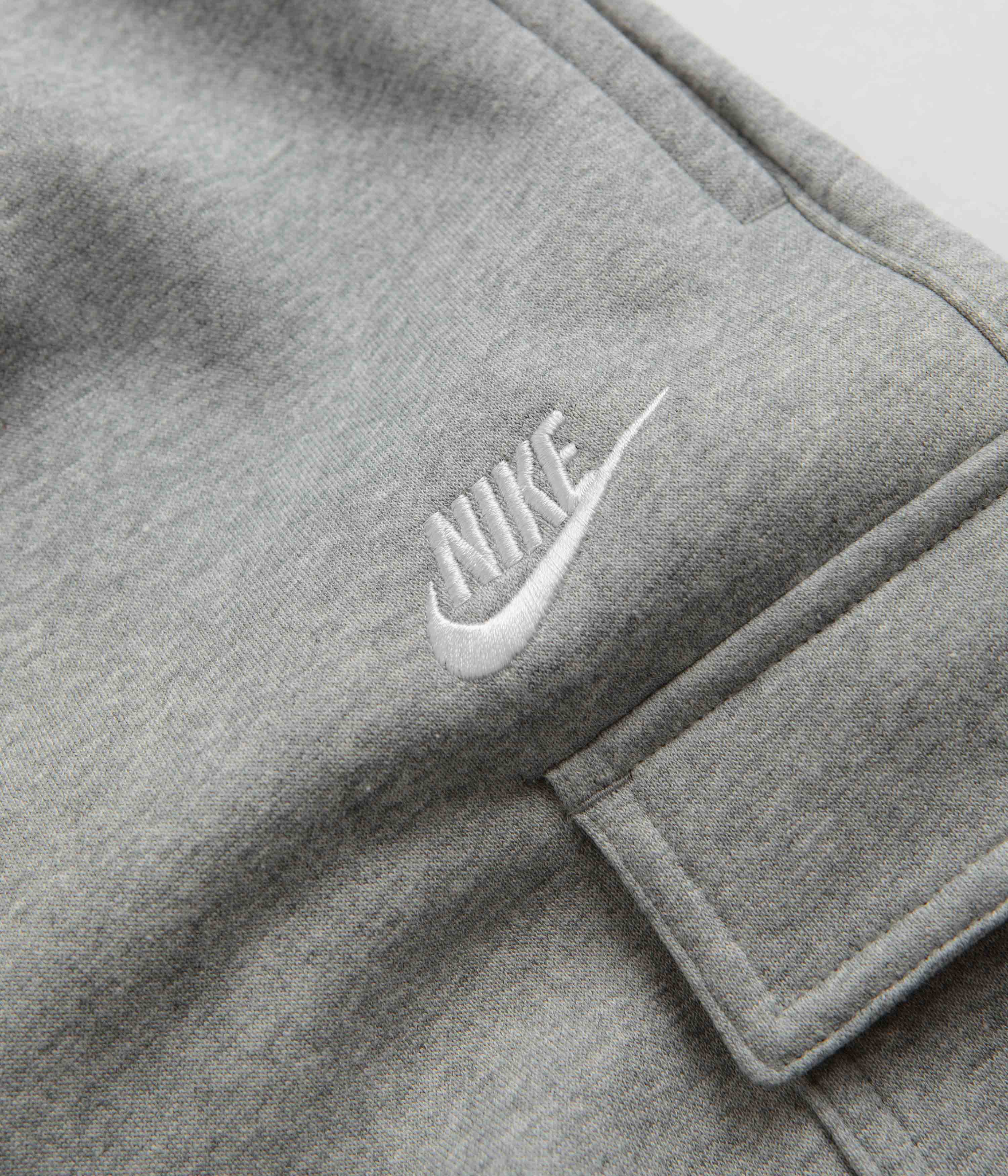 nike club cargo joggers grey