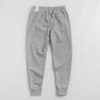 Nike Club Fleece Joggers - Dark Grey Heather / Matte Silver / White thumbnail