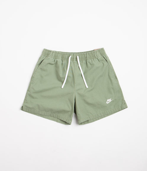 Nike Club Flow Shorts - Oil Green / White