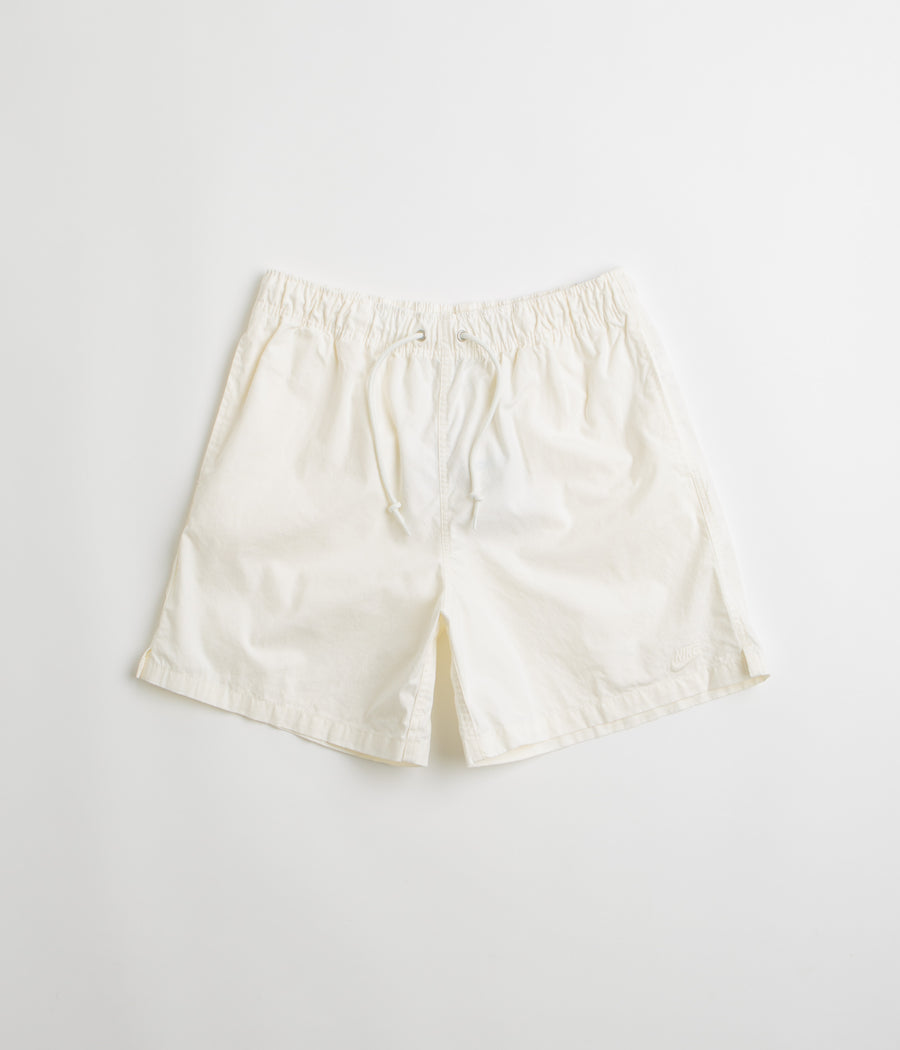 Nike Club Flow Wash Shorts in Sail and Sail