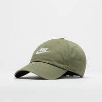 Nike Club Futura Wash Cap - Medium Olive / White thumbnail