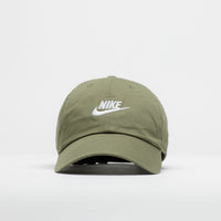 Nike Club Futura Wash Cap - Medium Olive / White thumbnail