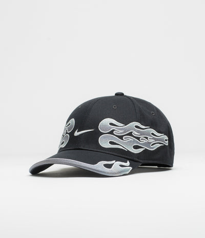 Nike Club Structured OG Flame Cap in Black