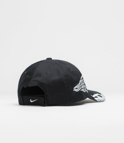 Nike Club Structured OG Flame Cap in Black