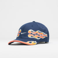 Nike Club Structured OG Flame Cap in Midnight Navy thumbnail
