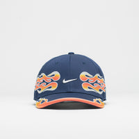 Nike Club Structured OG Flame Cap in Midnight Navy thumbnail