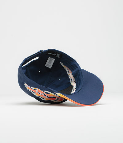 Nike Club Structured OG Flame Cap in Midnight Navy