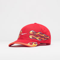 Nike Club Structured OG Flame Cap in University Red thumbnail