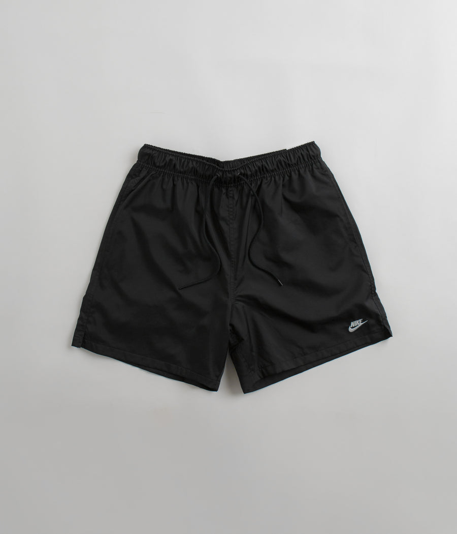 Nike girls Club Woven Flow Shorts - Black / White