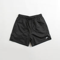 Nike Club Woven Flow Shorts in Black and White thumbnail