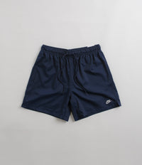 Nike Club Woven Flow Shorts in Midnight Navy and White