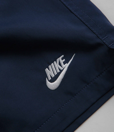 Nike Club Woven Flow Shorts - Midnight Navy / White