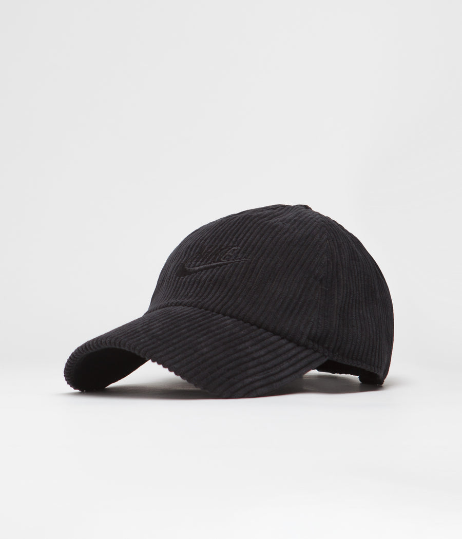 Nike Corduroy Club Cap - Black / Black