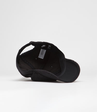 Nike Corduroy Club Cap - Black / Black