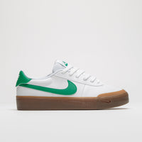 Nike Court Shot Shoes in White and Malachite and Gum Med Brown thumbnail