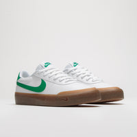 Nike Court Shot Shoes in White and Malachite and Gum Med Brown thumbnail