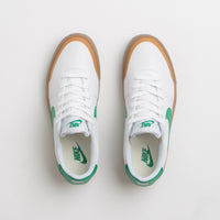 Nike Court Shot Shoes in White and Malachite and Gum Med Brown thumbnail