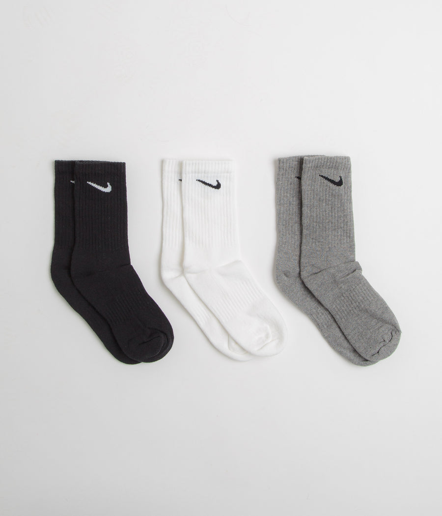 Nike Everyday Cushioned Training Crew Socks (3 Pair) in Multicolour
