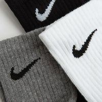Nike Everyday Cushioned Training Crew Socks (3 Pair) - Multicolour thumbnail