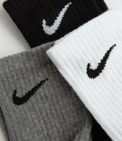 Nike Everyday Cushioned Training Crew Socks (3 Pair) - Multicolour
