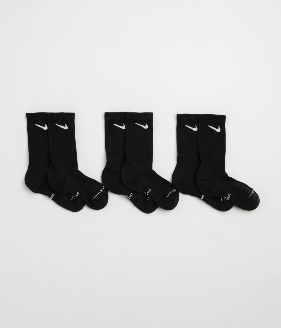 Nike Everyday Elevated Socks (3 Pack) - Black