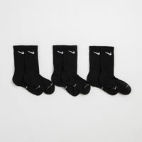 Nike Everyday Elevated Socks (3 Pack) - Black thumbnail