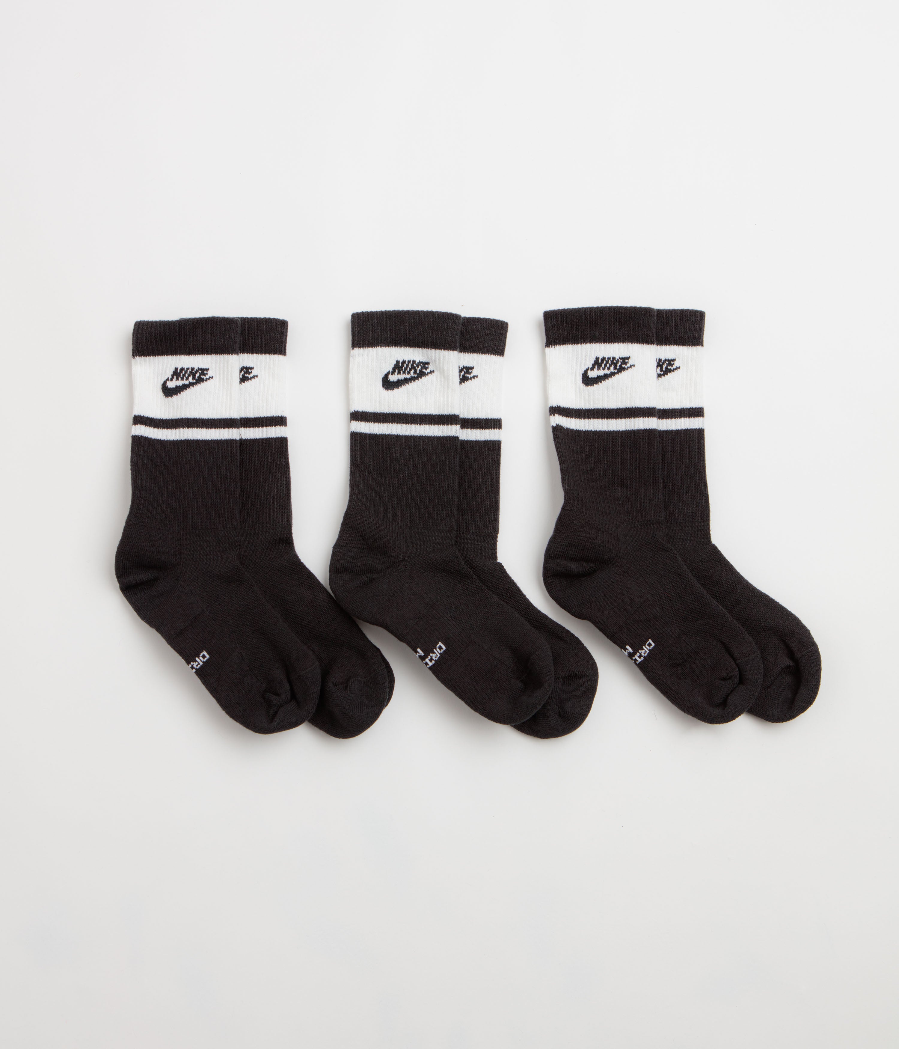 Nike Everyday Elevated Socks (3 Pack) - Black / White