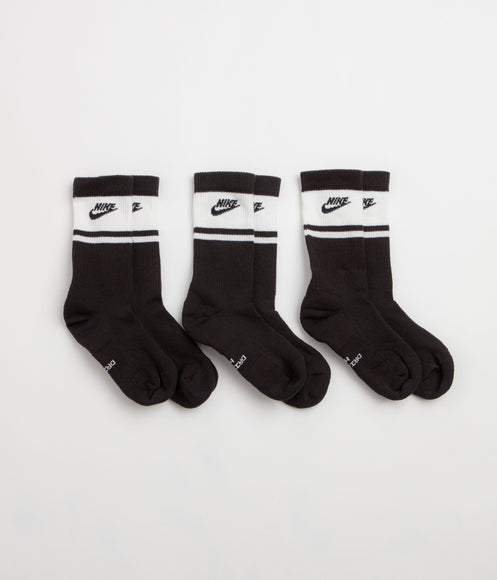 Nike Everyday Elevated Socks (3 Pack) - Black / White
