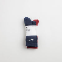 Nike Everyday Elevated Socks (3 Pack) - Blue / Red / Green thumbnail