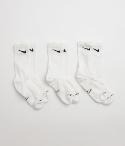 Nike Everyday Elevated Socks (3 Pack) in White