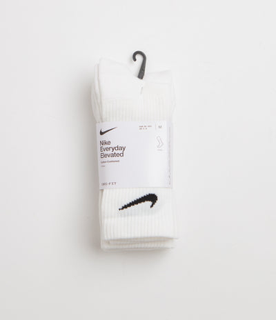 Nike Everyday Elevated Socks (3 Pack) in White