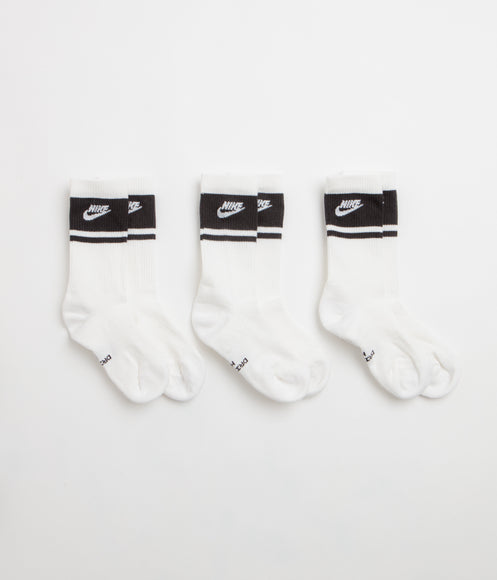 Nike Everyday Elevated Socks (3 Pack) - White / Black