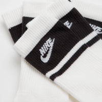 Nike Everyday Elevated Socks (3 Pack) - White / Black thumbnail