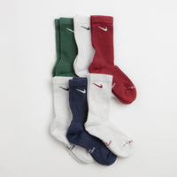 Nike Everyday Elevated Socks (6 Pack) - Multi -Blue / Red / Green / Grey thumbnail
