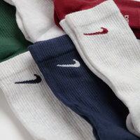Nike Everyday Elevated Socks (6 Pack) - Multi -Blue / Red / Green / Grey thumbnail