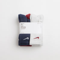 Nike Everyday Elevated Socks (6 Pack) - Multi -Blue / Red / Green / Grey thumbnail