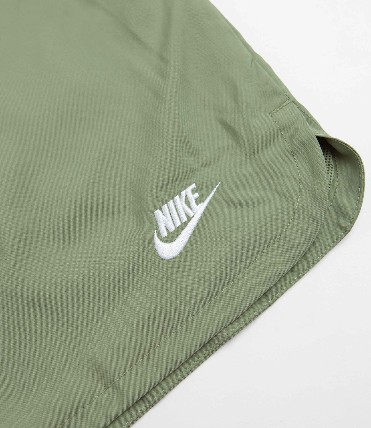 Nike Flow Shorts - Oil Green / White | Flatspot