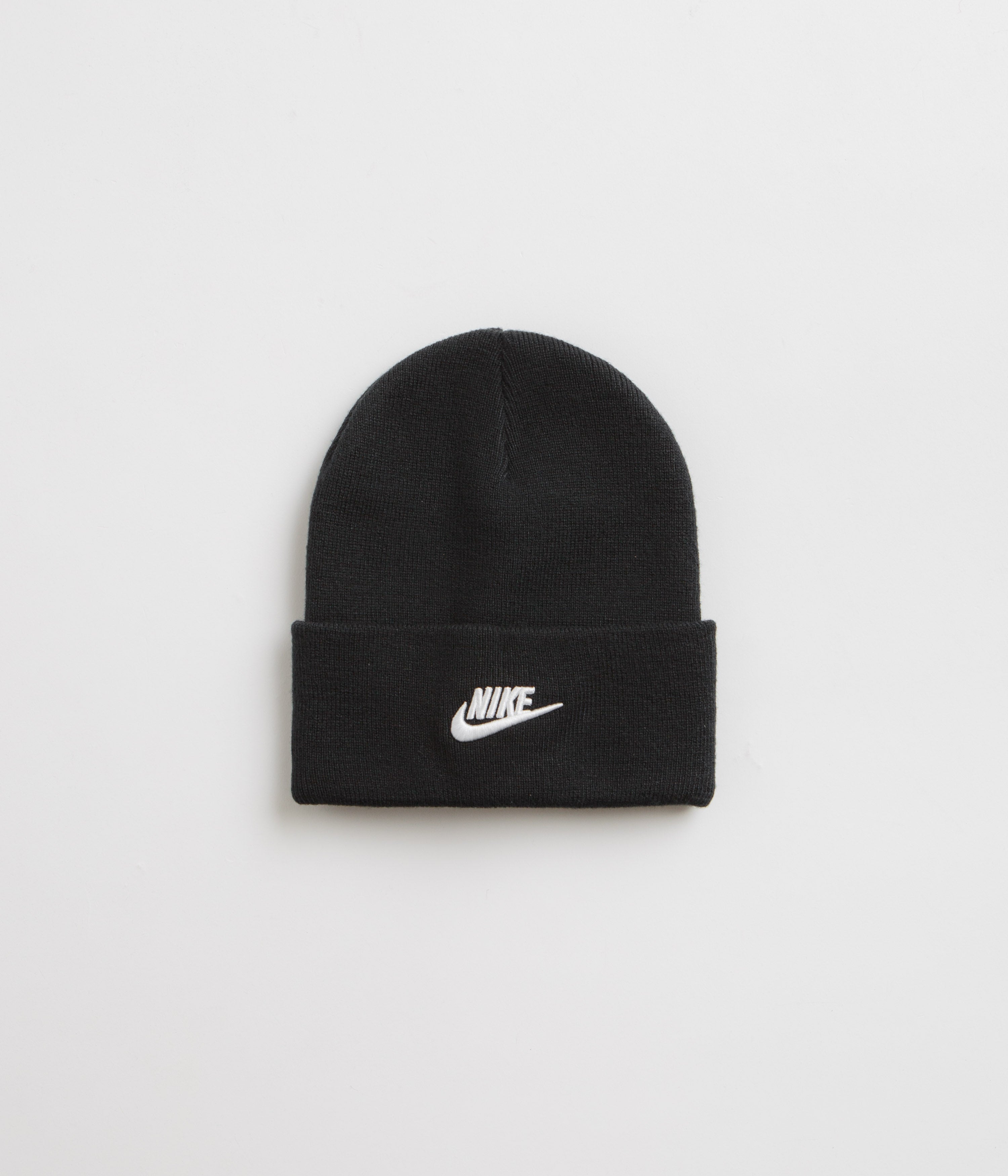 Nike Peak Futura Beanie in Black and White