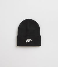 Nike Peak Futura Beanie in Black and White