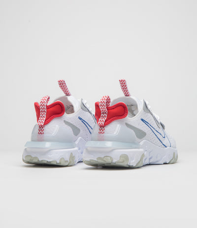 Nike React Vision Shoes - White / Game Royal - Pure Platinum