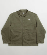 Nike SB Agnostic Chore Jacket in Medium Olive and White