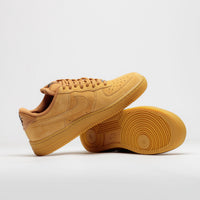 Nike SB Air Force 1 Shoes in Flax and Flax and Black - Gum Light Brown thumbnail