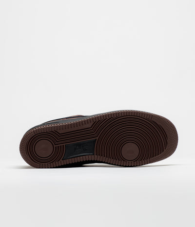 Nike SB Air Force 1 Shoes - Light Chocolate / Black - Light Chocolate