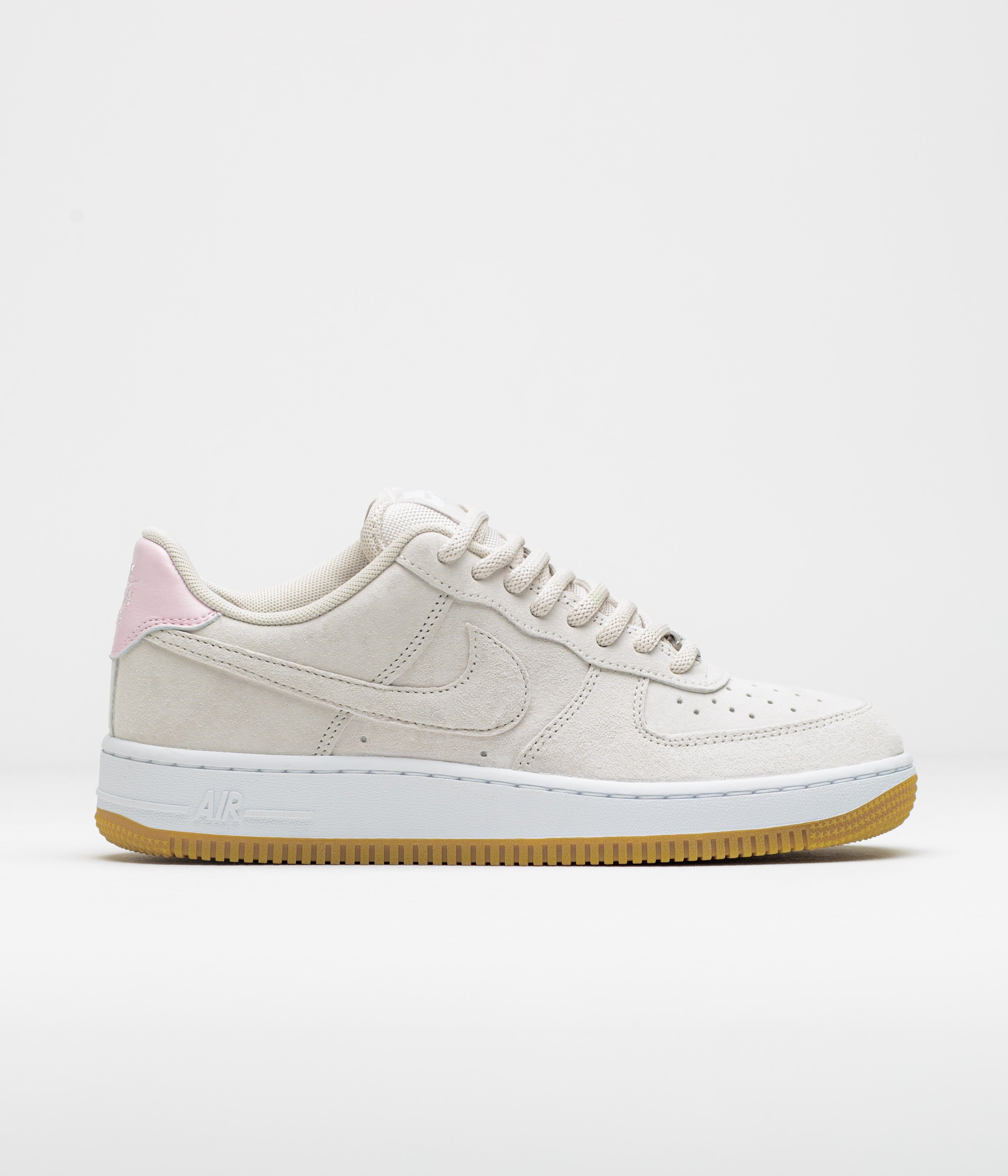 Nike SB Air Force 1 Shoes in Light Orewood Brown and Light Orewood Brown and White
