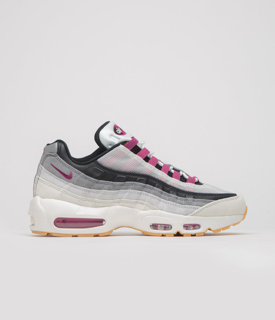 Nike SB Air Max 95 Shoes in Summit White and Cactus Flower and Photon Dust