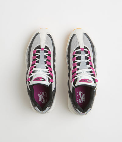 Nike SB Air Max 95 Shoes in Summit White and Cactus Flower and Photon Dust