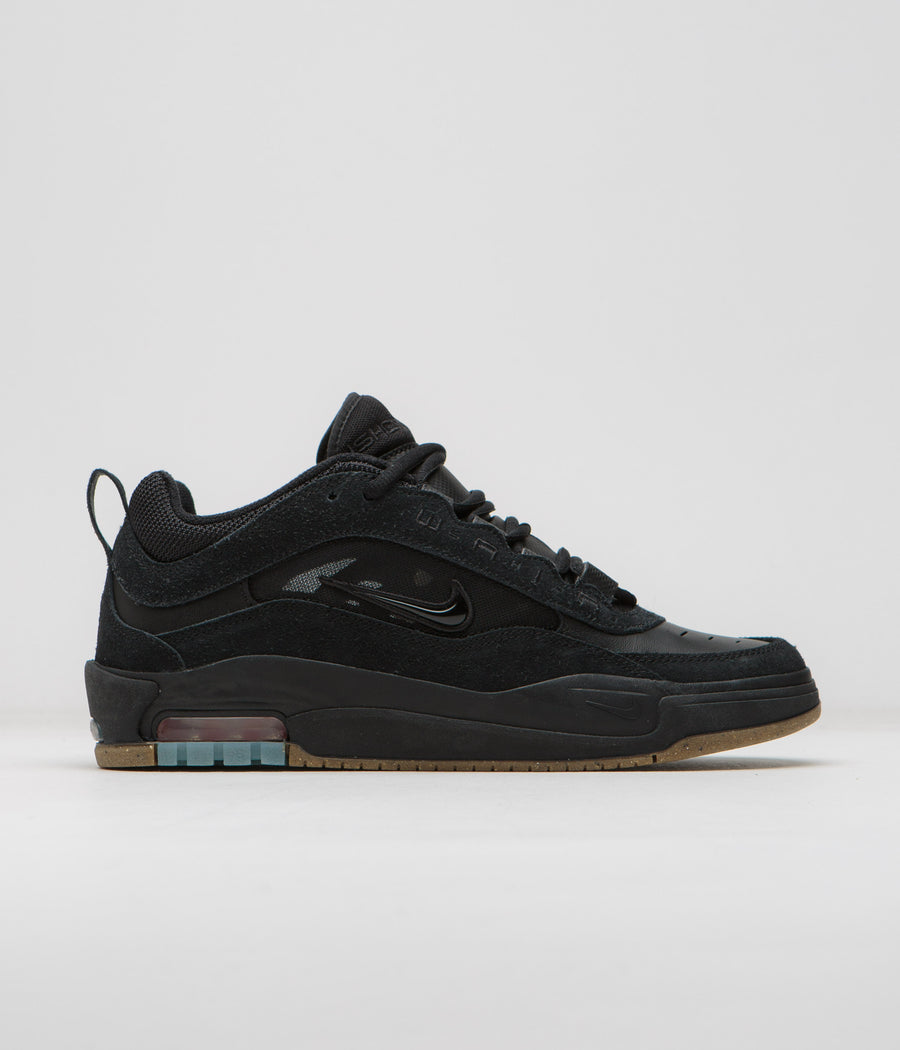 Nike SB Air Max Ishod Shoes in Black and Black and Anthracite - Black - Black